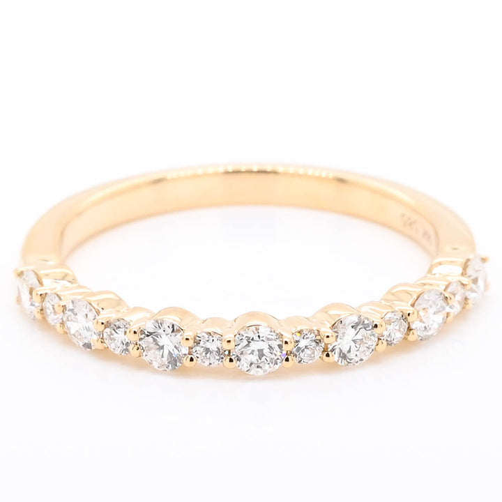 14KT Yellow Gold 0.45CTW Diamond Wedding Band