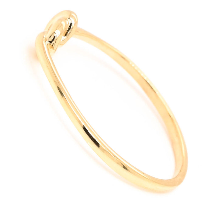 Graziella 10KT Yellow Gold Love Knot Ring - Size 7.25