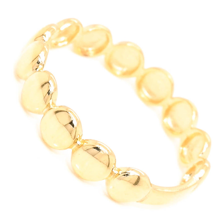 Graziella 10KT Yellow Gold Bubble Ring - Size 7.25