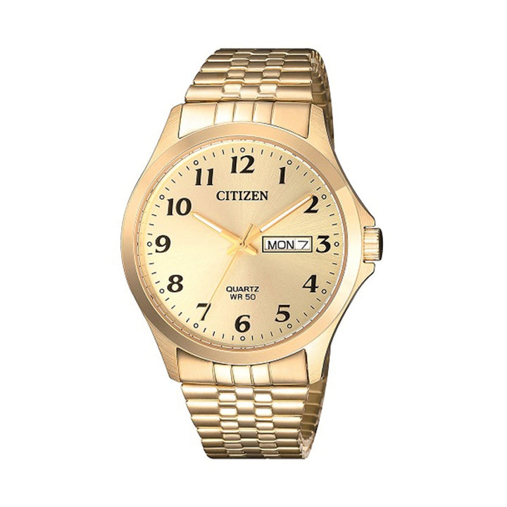 Citizen Gold Tone 38MM Quartz Watch with Expansion Bracelet 