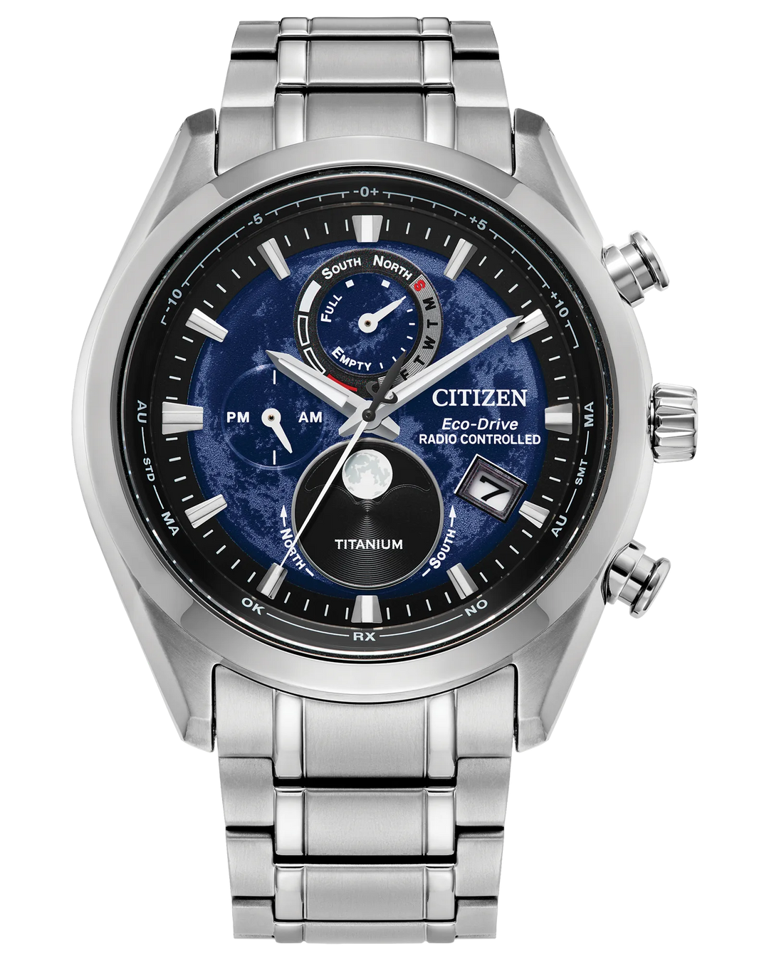 Citizen Tsuki-yomi A-T Moonphase 43mm Eco-Drive Watch 