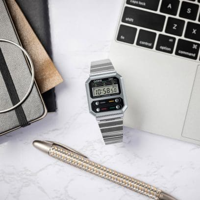 G-Shock Vintage Casio Collection. A100WE-1A - The "Ripley" Retro-Futurist