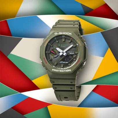 G-Shock Solar Watch. GAB2100FC-3A - The "Forest Tech" CasiOak