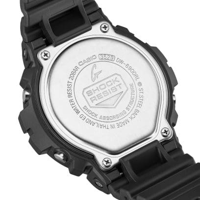 G-Shock Digital 6900 Series Watch. DW5600RL-1 - The Crimson Stealth Square