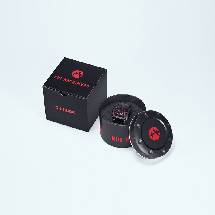 G-Shock 5600 Series  Rui Hachimura Signature Model GM5600RH-1 - The "Black Samurai" Metal Square