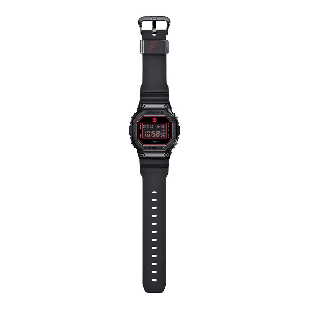 G-Shock 5600 Series  Rui Hachimura Signature Model GM5600RH-1 - The "Black Samurai" Metal Square