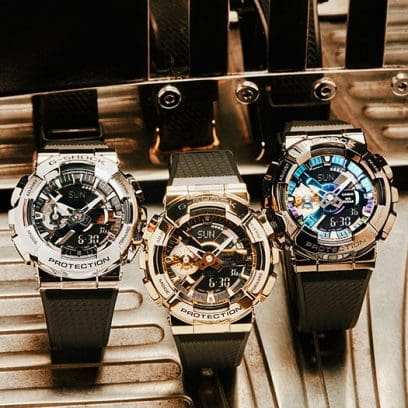 G-Shock Watch. GM110-1A -The "Industrial Steel" Analog-Digital