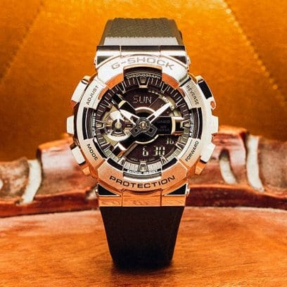 G-Shock Watch. GM110-1A -The "Industrial Steel" Analog-Digital