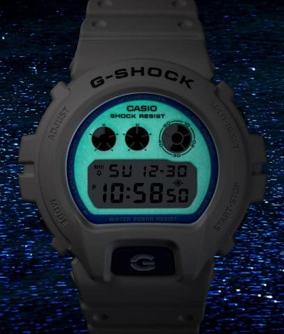 G-Shock Digital 6900 Series Watch. DW6900HDS-7A - The Monochrome Triple Graph