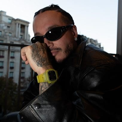 G-Shock Digital 5600 Series J Balvin collaboration model Watch. DWE5600JB-1A9 - The "Ma G" Customizable Square