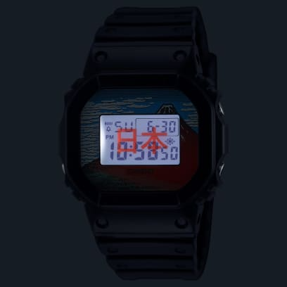 G-Shock 5600 Digital MT Fuji Edition. DW5600KHG251 - The "Red Fuji" Anniversary Edition