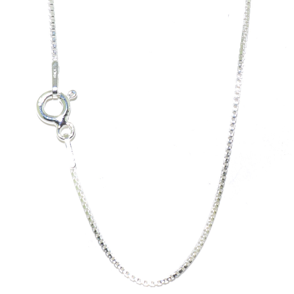 Graziella Sterling Silver 20 0.5mm Box Link Chain