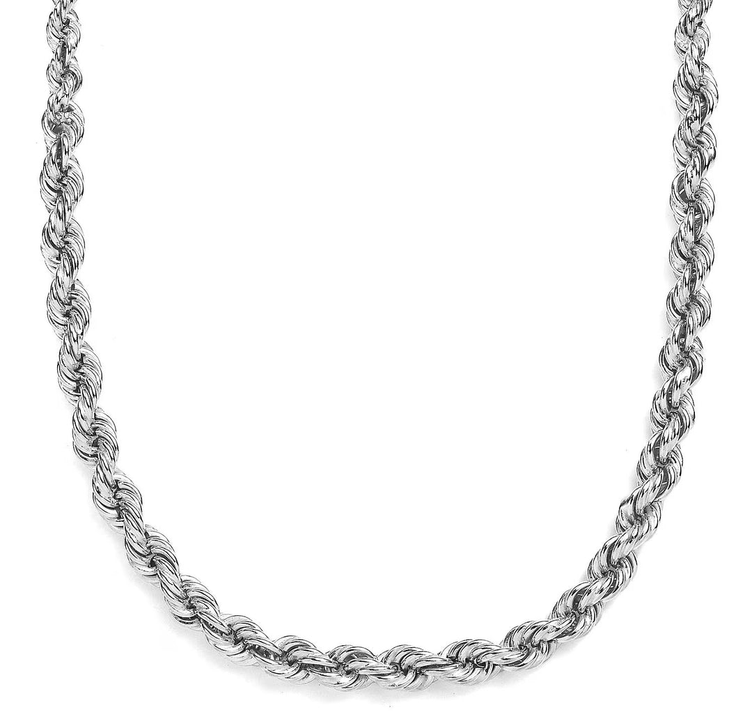 Sterling Silver 22" 4.2mm Rope Chain.