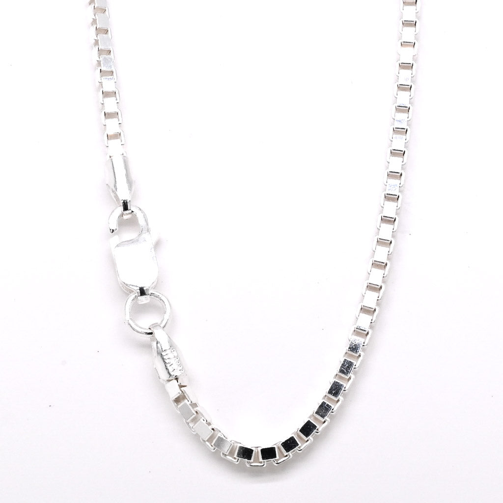 Sterling Silver 20" 2mm Box Chain.