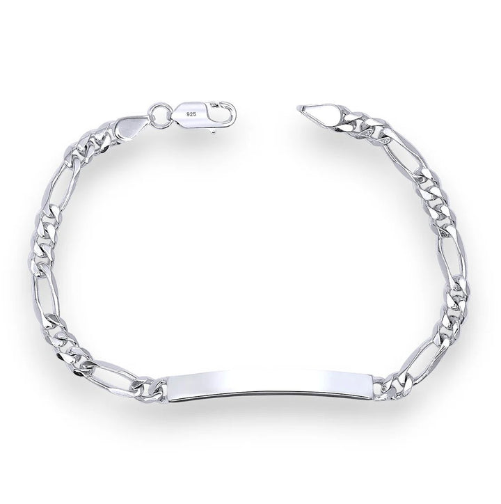 Graziella Sterling Silver 7.5 Figaro Link Chain