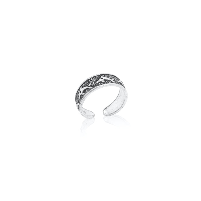 Sterling Silver Dolphin Toe Ring