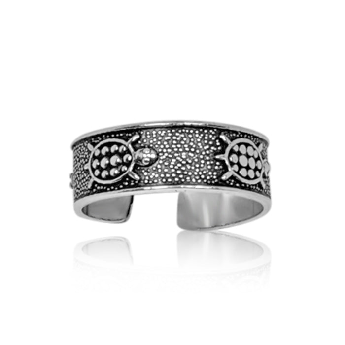 Sterling Silver Turtles Toe Ring.