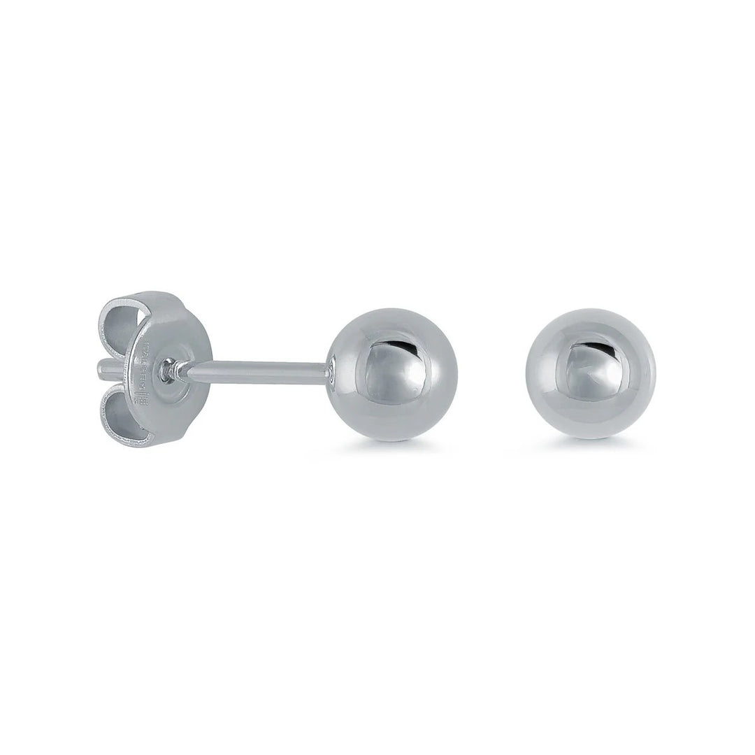 Italgem 5mm Ball stud Earrings