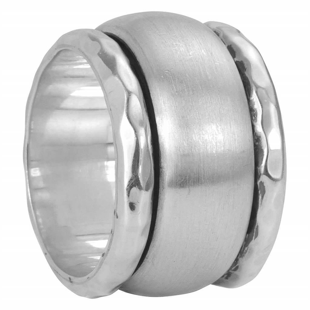 Silver Gate Honor Meditation Ring - Size 8