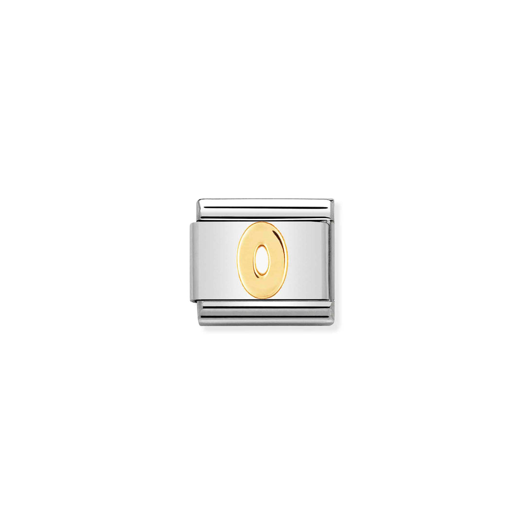 Nomination COMPOSABLE Classic NUMBERS in stainless steel with 18k gold