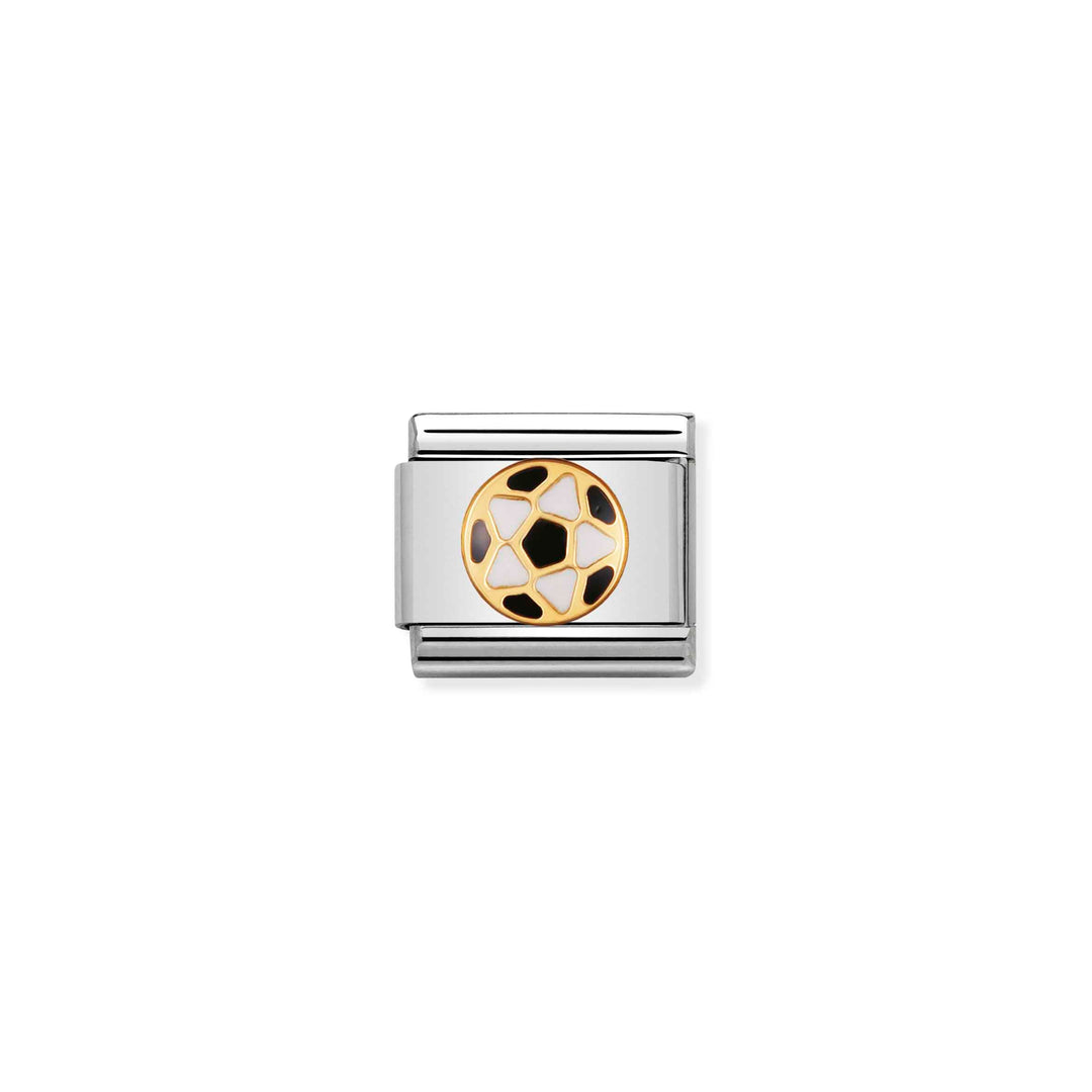 COMPOSABLE Classic ITALIAN FOOTBALL in stainless steel with enamel and