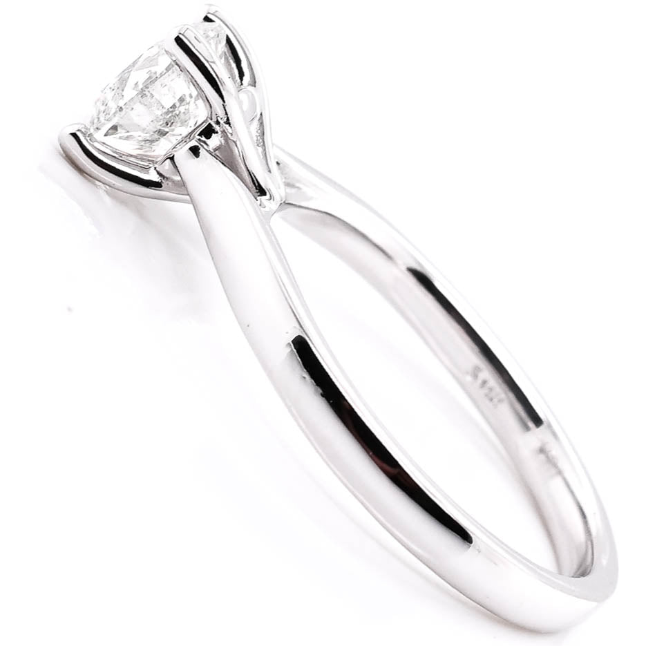 Graziella Originals Diamond Engagement Ring. 1.21CT SI3 - F Center Diamond.