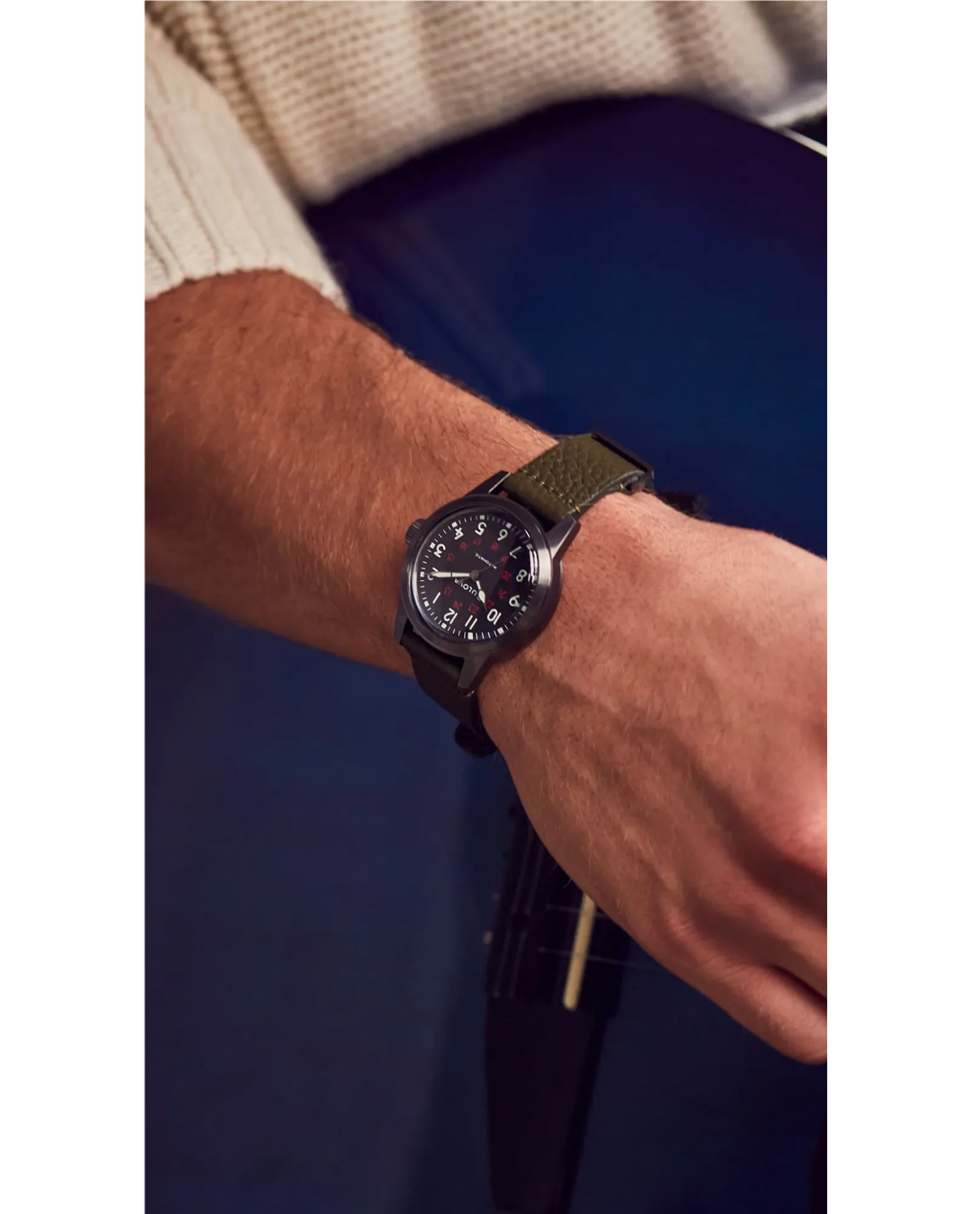 Bulova Hack 38MM Automatic Watch. 98A255