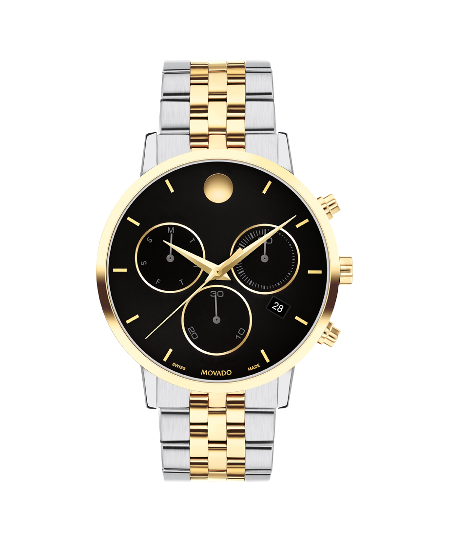 Movado Museum Classic Chronograph 42mm SwissQuartz Chronograph Watch 