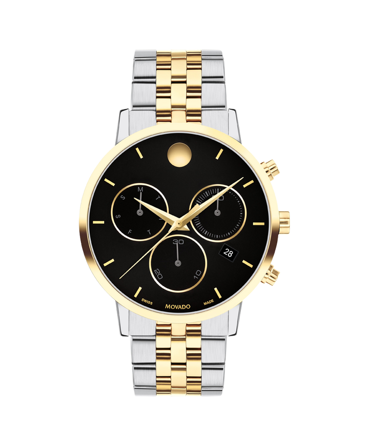 Movado Museum Classic Chronograph 42mm SwissQuartz Chronograph Watch 