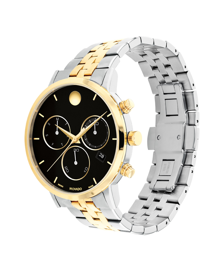 Movado Museum Classic Chronograph 42mm SwissQuartz Chronograph Watch 