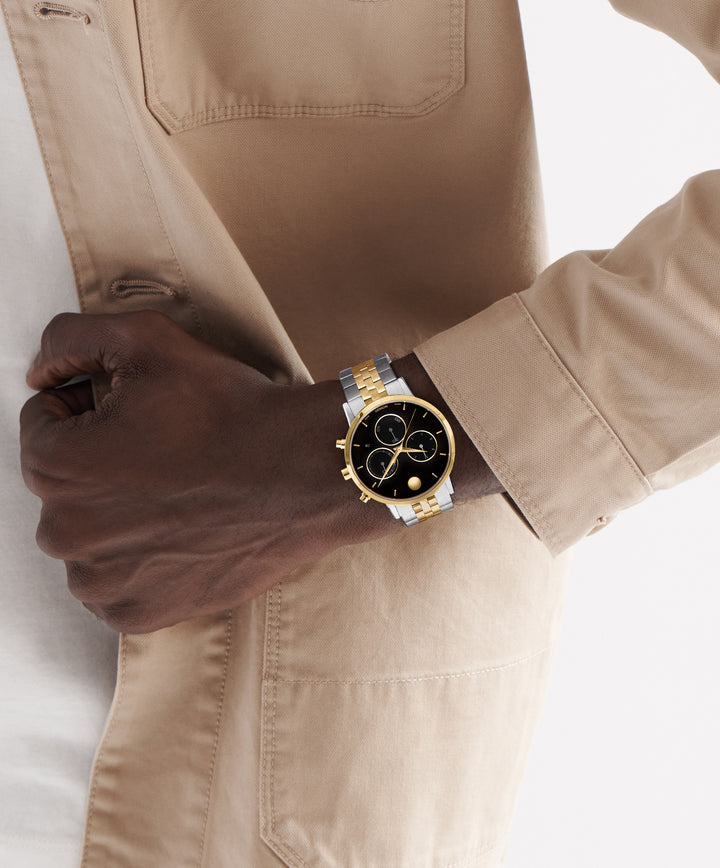 Movado Museum Classic Chronograph 42mm SwissQuartz Chronograph Watch 