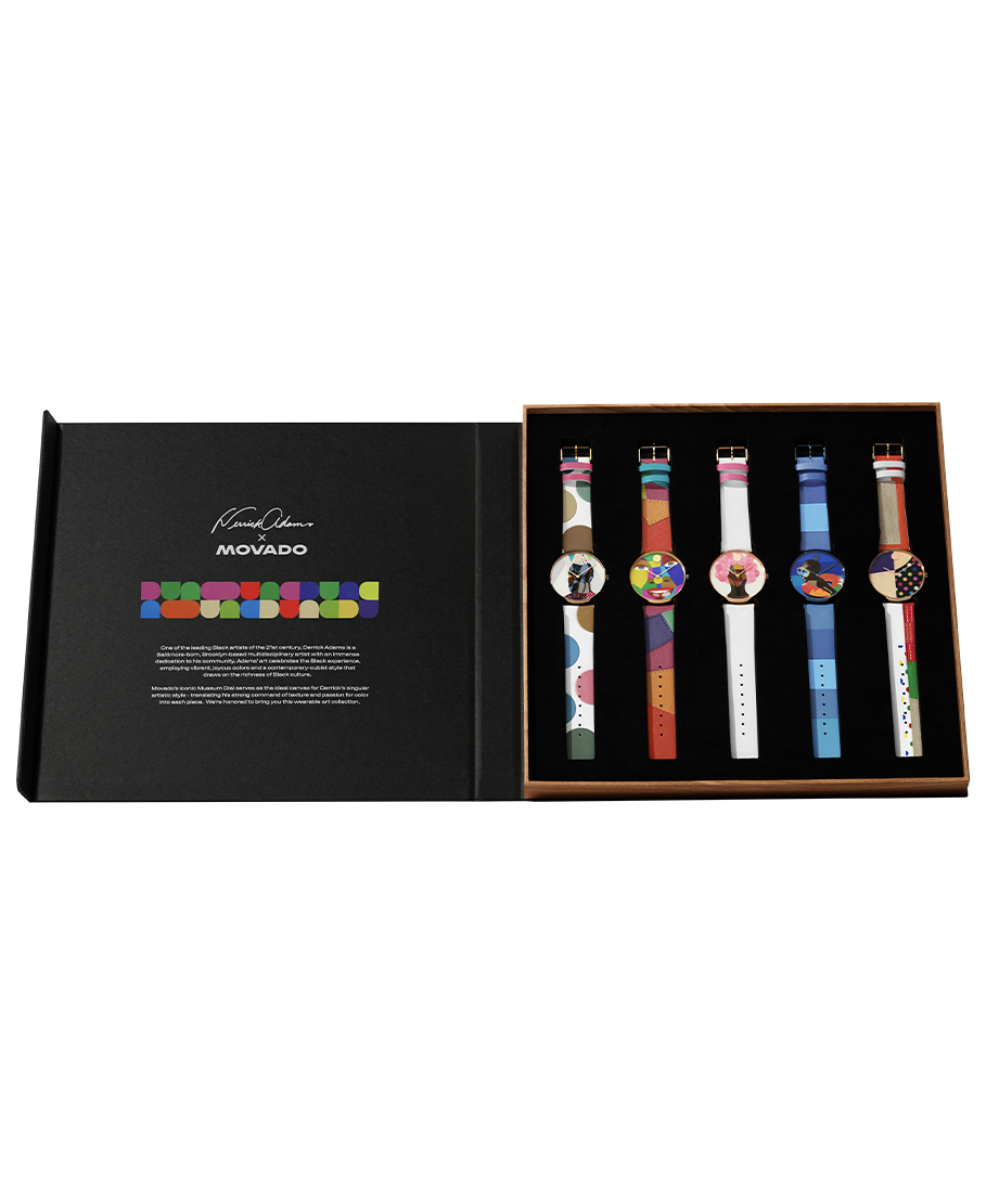 Movado Derrick Adams x Movado  Swiss Watch 