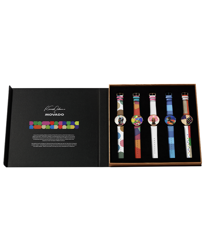 Movado Derrick Adams x Movado  Swiss Watch 
