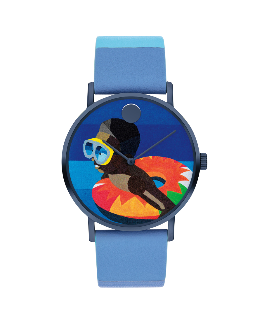 Movado Derrick Adams x Movado 40mm SwissQuartz Watch 