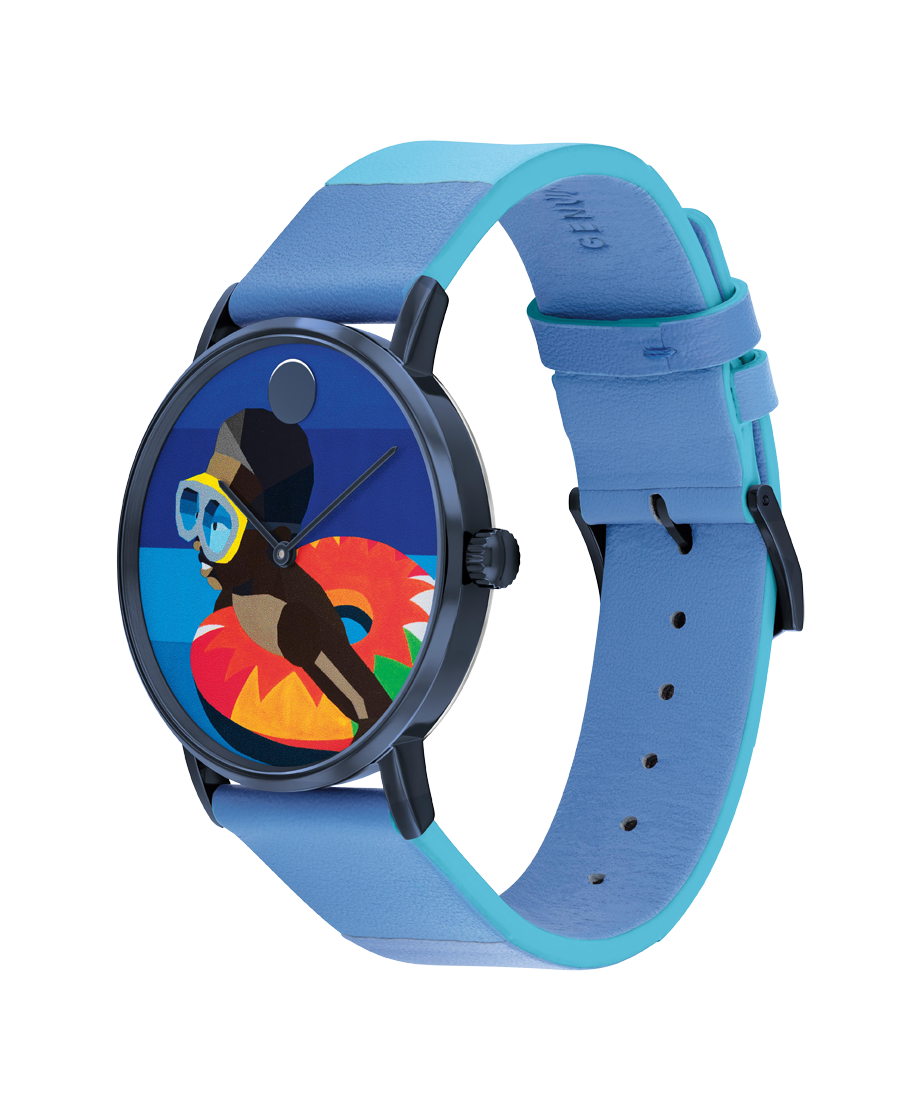 Movado Derrick Adams x Movado 40mm SwissQuartz Watch 