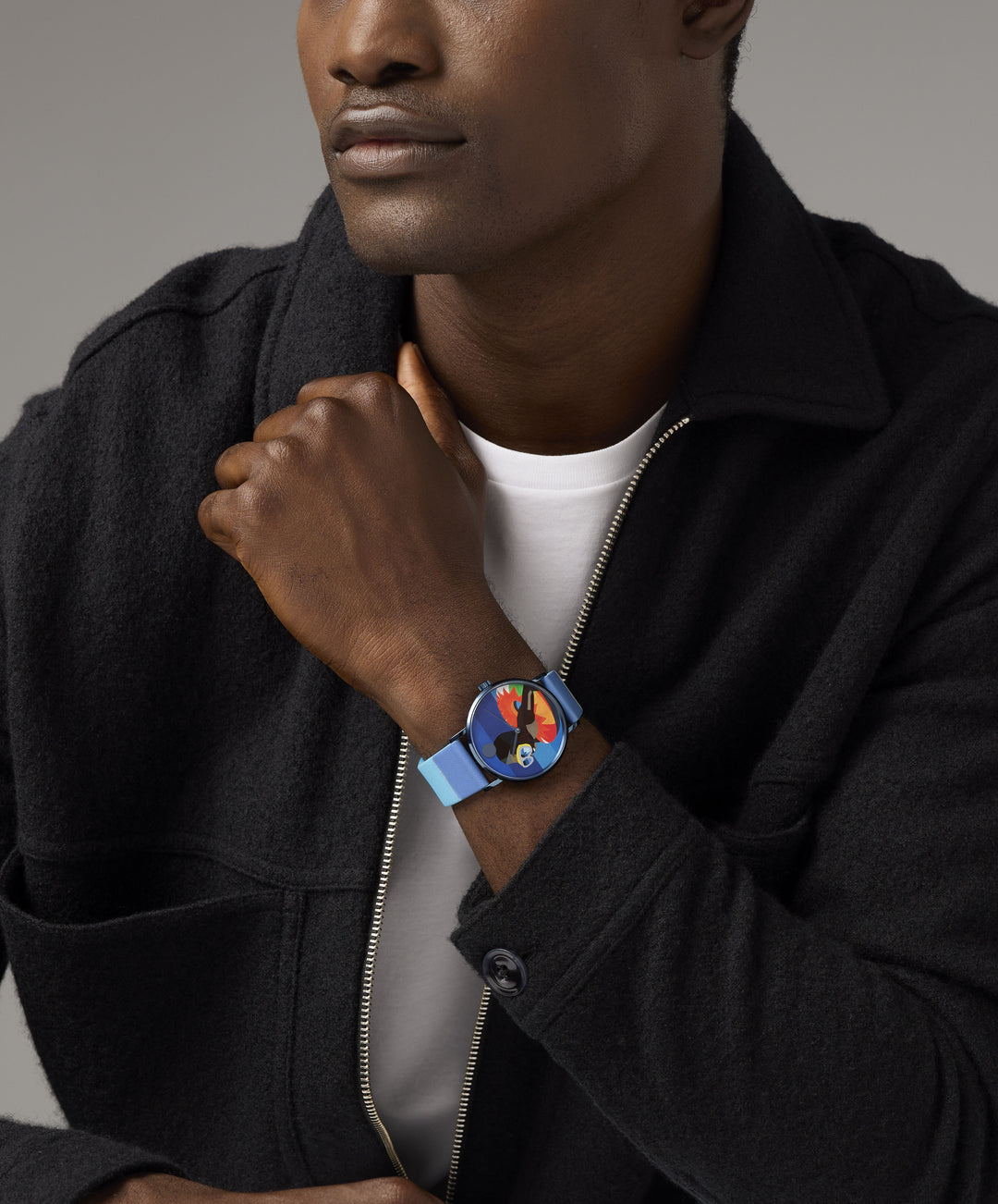 Movado Derrick Adams x Movado 40mm SwissQuartz Watch 