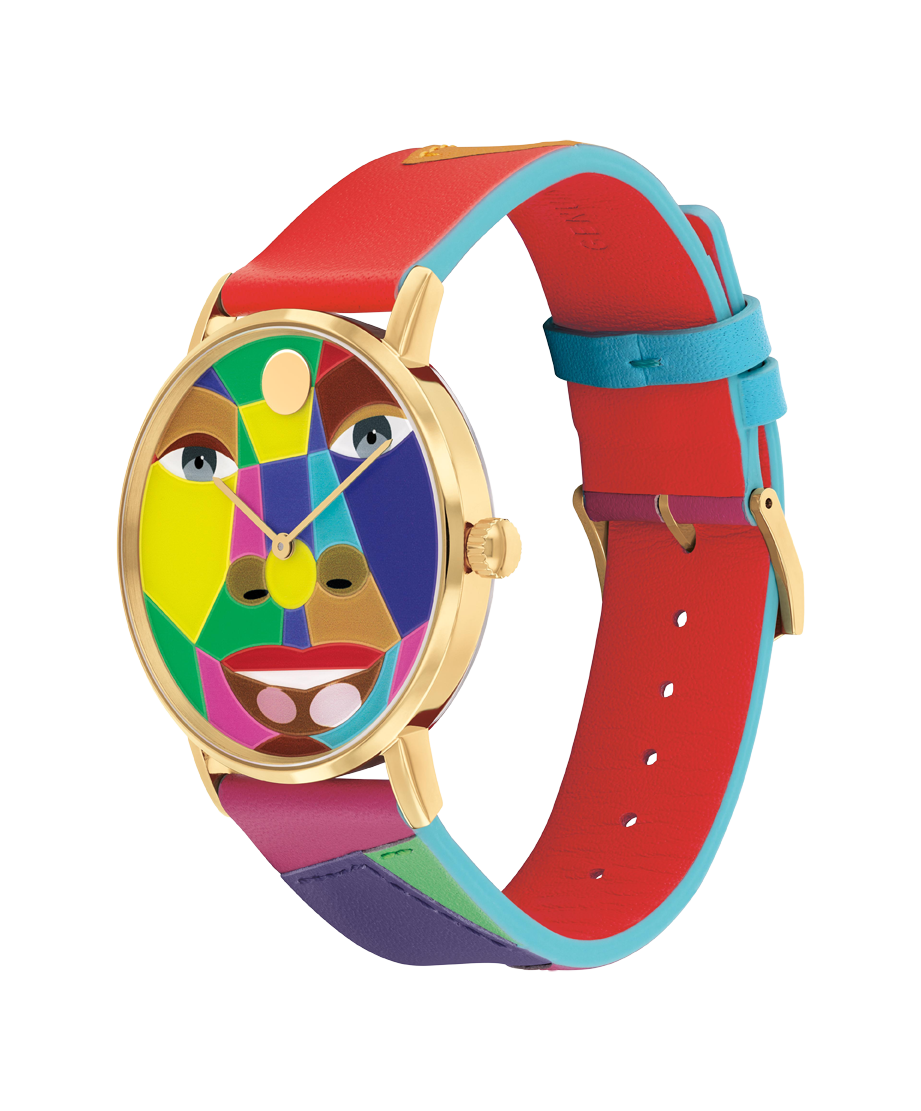 Movado Derrick Adams x Movado 40mm SwissQuartz Watch 