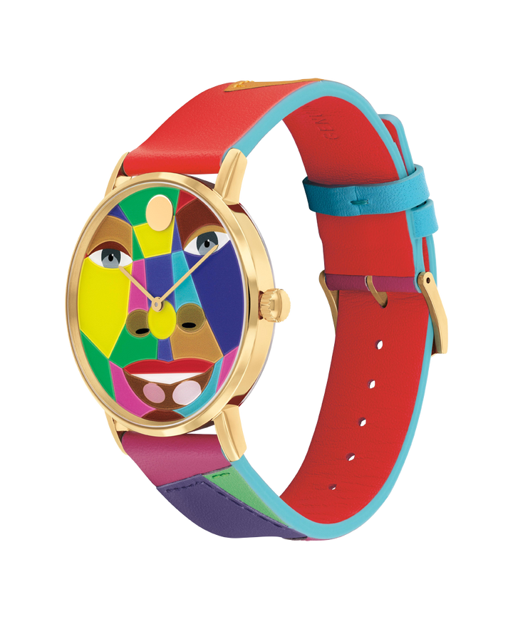 Movado Derrick Adams x Movado 40mm SwissQuartz Watch 