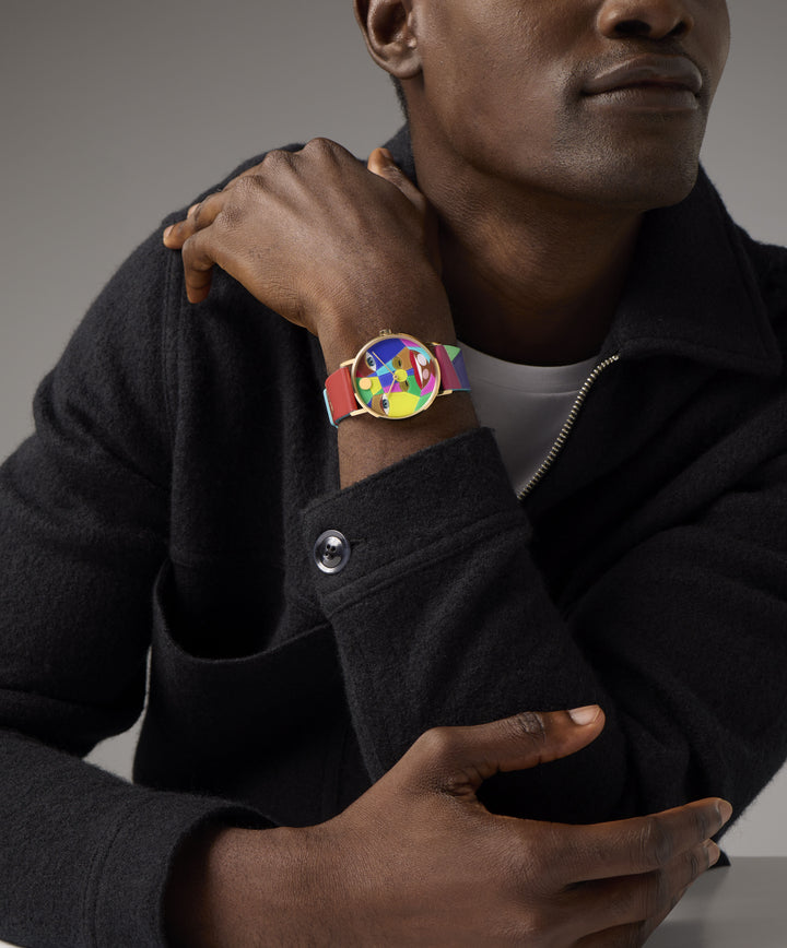 Movado Derrick Adams x Movado 40mm SwissQuartz Watch 