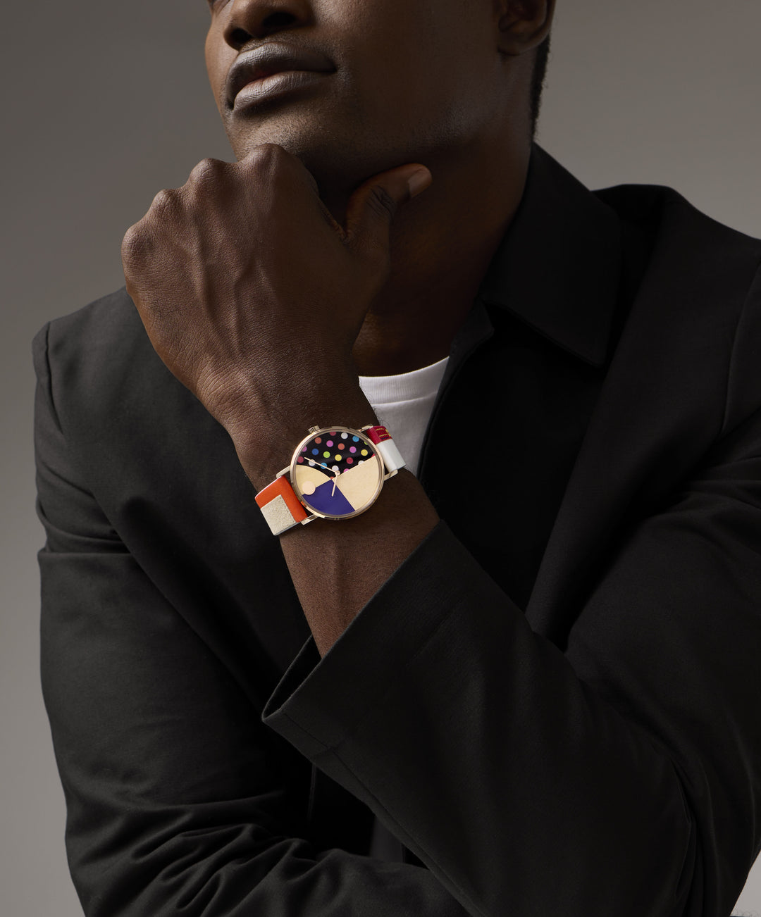 Movado Derrick Adams x Movado 40mm SwissQuartz Watch 