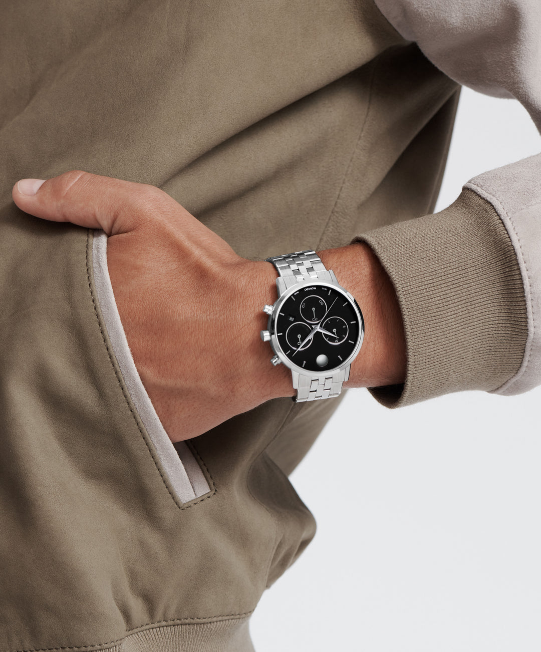 Movado Museum Classic Chronograph 42mm SwissQuartz Chronograph Watch 