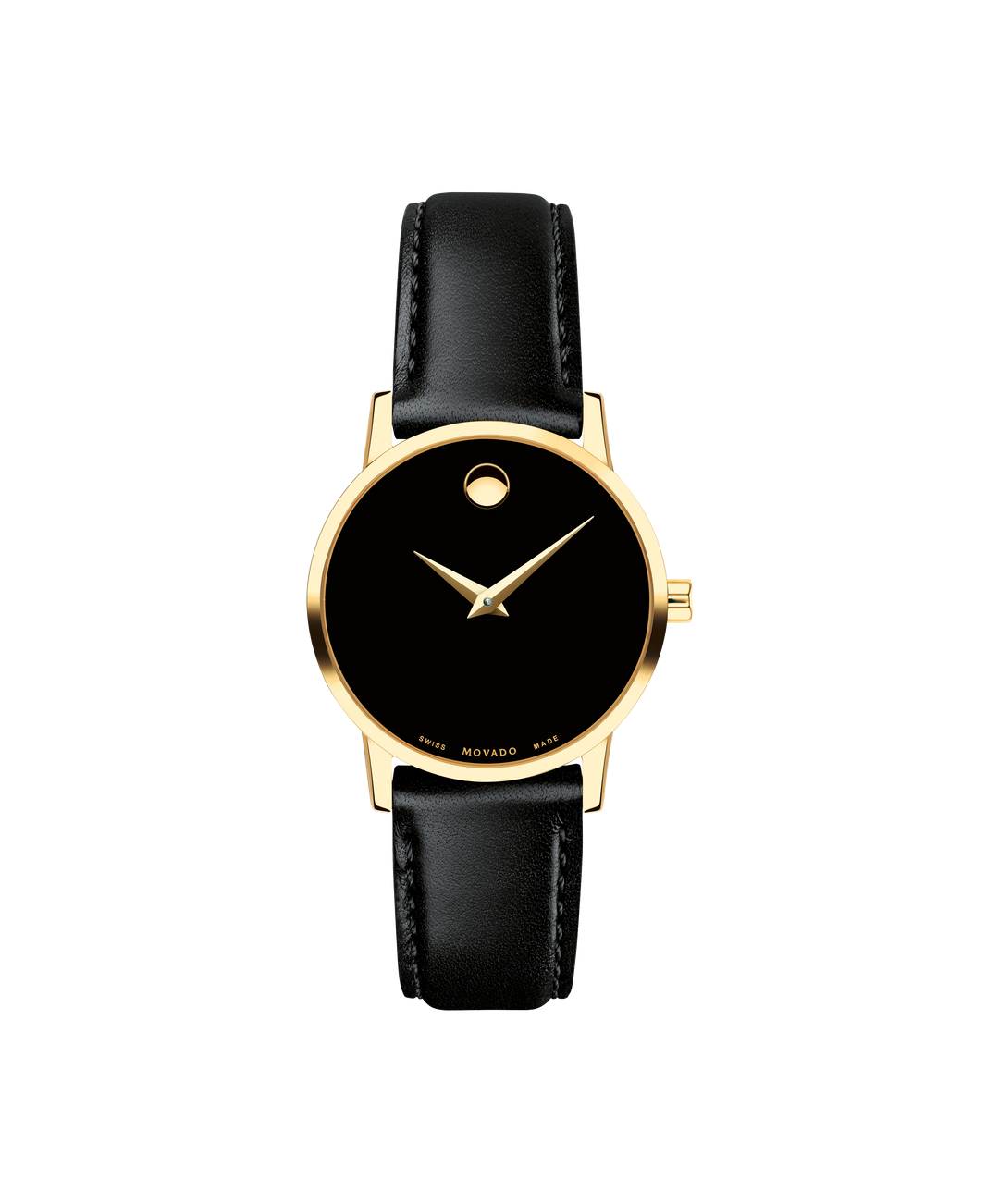 Movado Museum Classic Year of the Horse 40mm Automatic Black Leather Strap Watch.0608008.