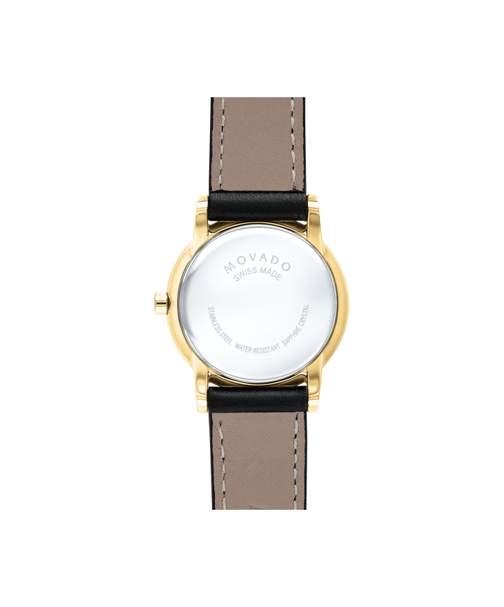 Movado Museum Classic Year of the Horse 40mm Automatic Black Leather Strap Watch.0608008.
