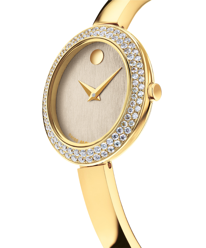 Movado Museum Bangle 21.5 X 25.5mm SwissQuartz Watch 