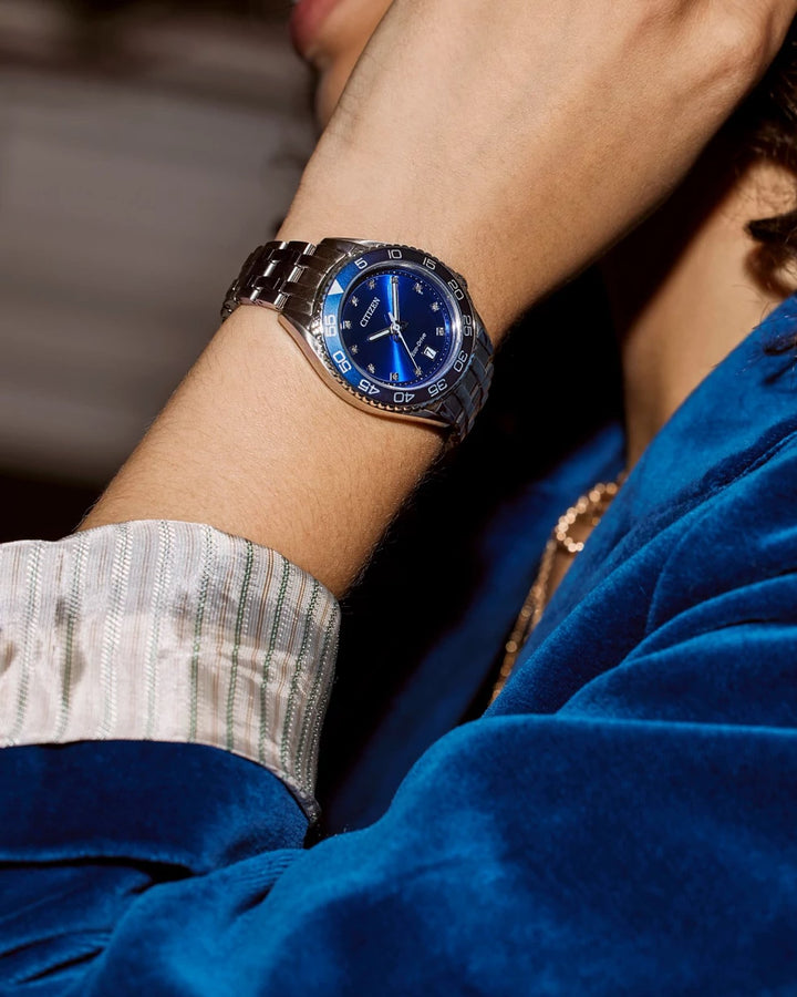 Citizen Carson 35mm Eco-Drive Watch. FE6160-57L