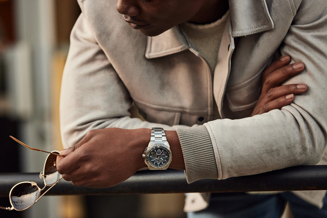 Citizen Promaster Skyhawk A-T 46mmChronograph Eco-Drive Watch. JY8120-58E