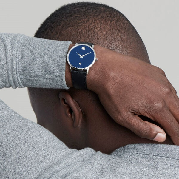 Movado Museum Classic 40mm Swiss Automatic Watch. 0607565.