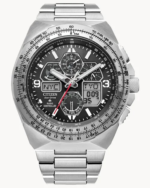 Citizen Promaster Skyhawk A-T 46mmChronograph Eco-Drive Watch. JY8120-58E