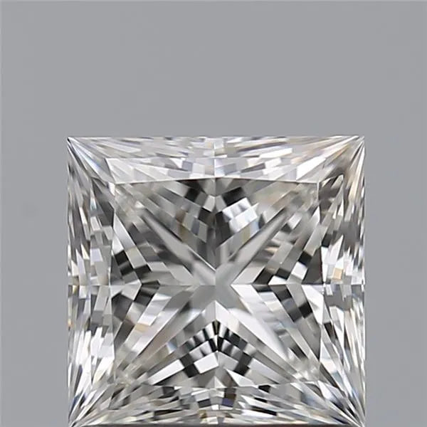 1.06ct Princess Natural Diamond (Colour G, Clarity IF, Cut EX, IGI Certified)
