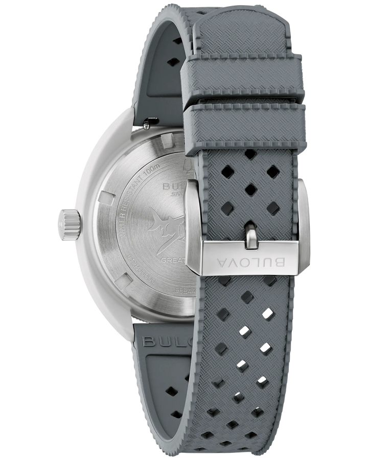 Bulova Snorkel Great White Shark 41mm Quartz Watch. 98B449